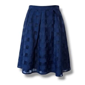 Charlotte Russe Women’s Blue Layered A-Line Skirt Medium